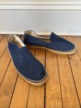 OAS Blue Denim Espadrilles 44 / Men’s 10 Women’s 11